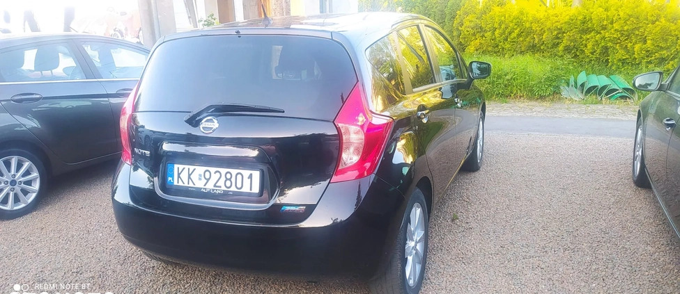 Nissan Note cena 33900 przebieg: 114000, rok produkcji 2014 z Kraków małe 781